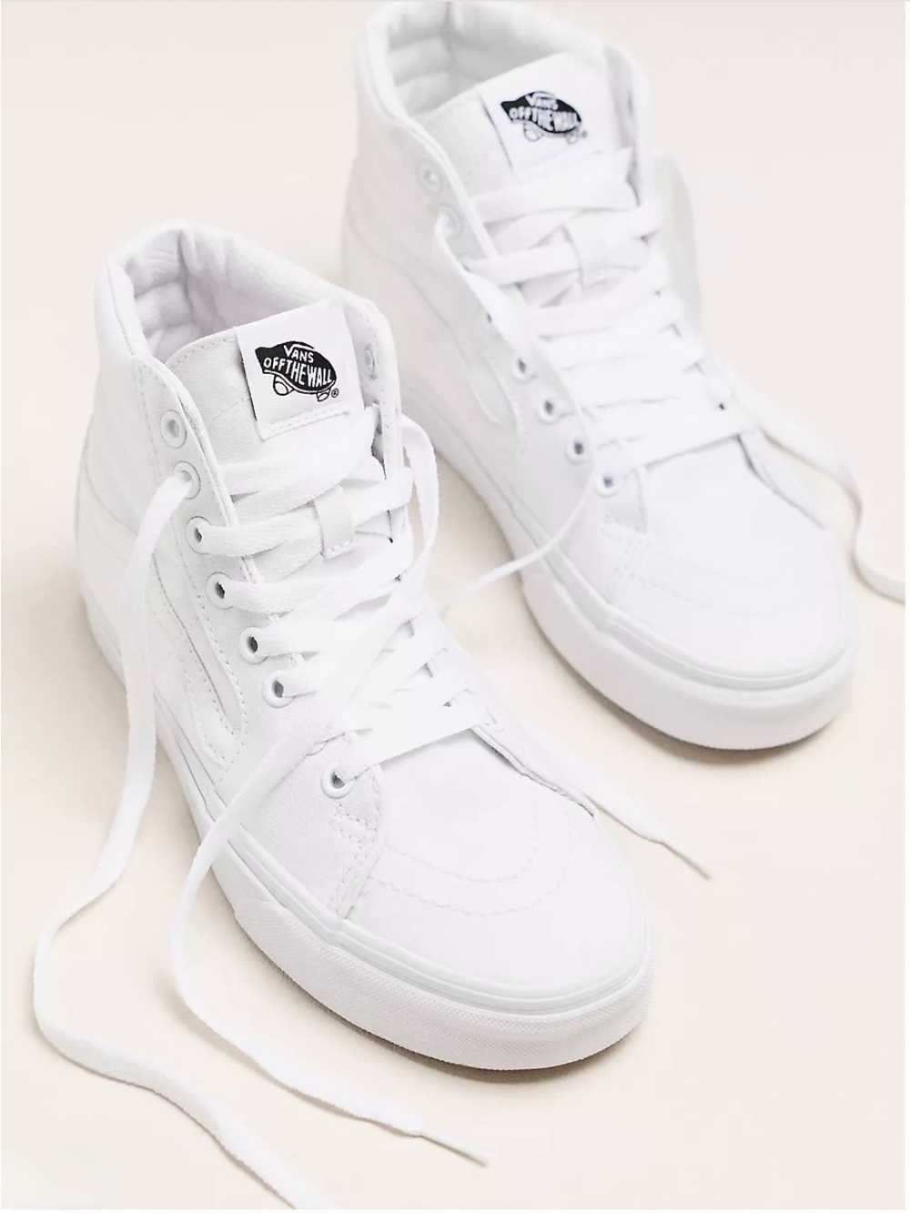 Vans Sk8-Hi Shoe, True White, NWT, Women’s Multiple - Picture 3 of 16